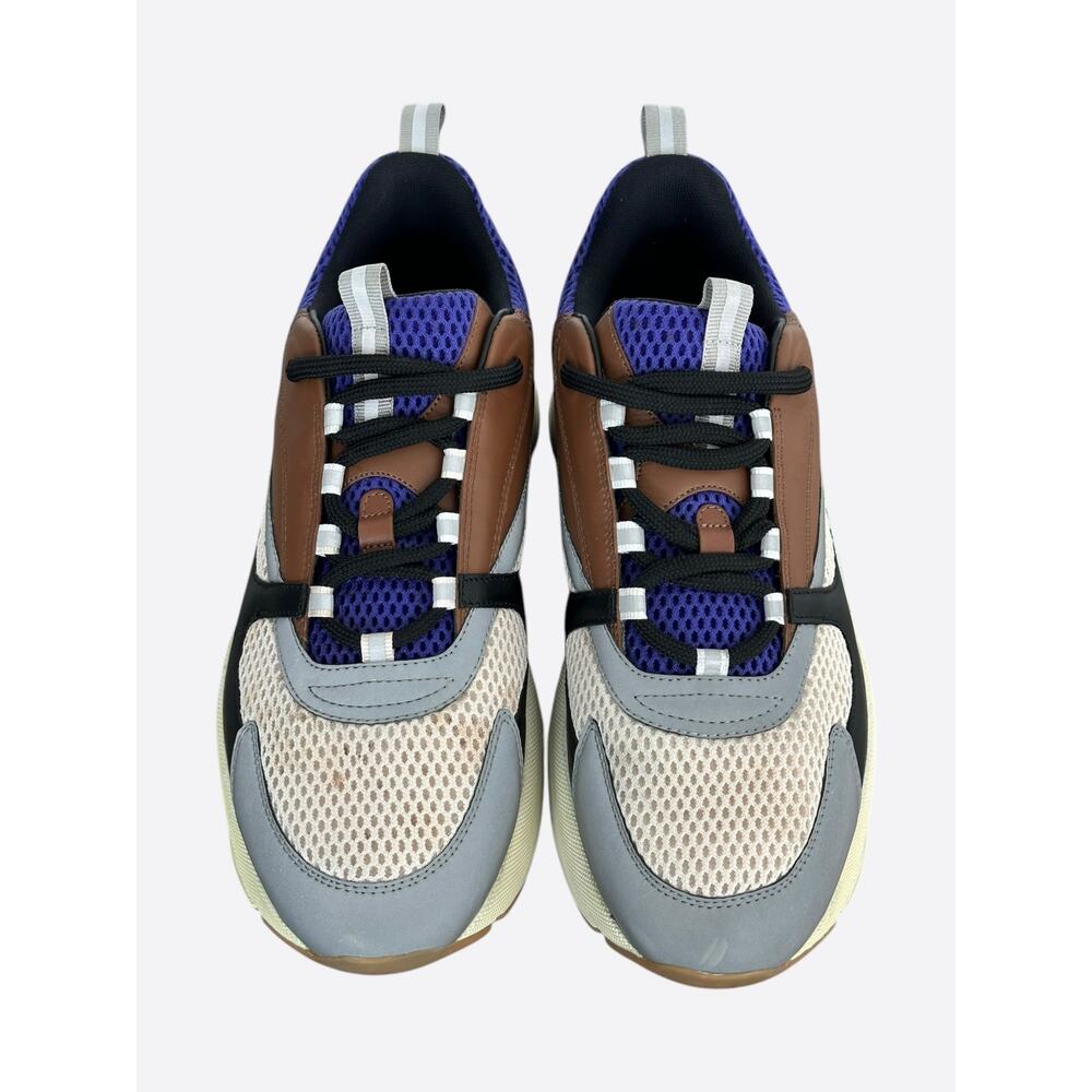 Dior Brown & Black B22 Sneakers - Picture 2 of 8